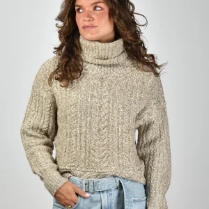 Marant Etoile trui Brenda PU0730FA-C3L02E taupe