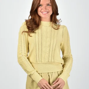 Marant Etoile trui Kalyn PU0659FA-C1L16E light yellow