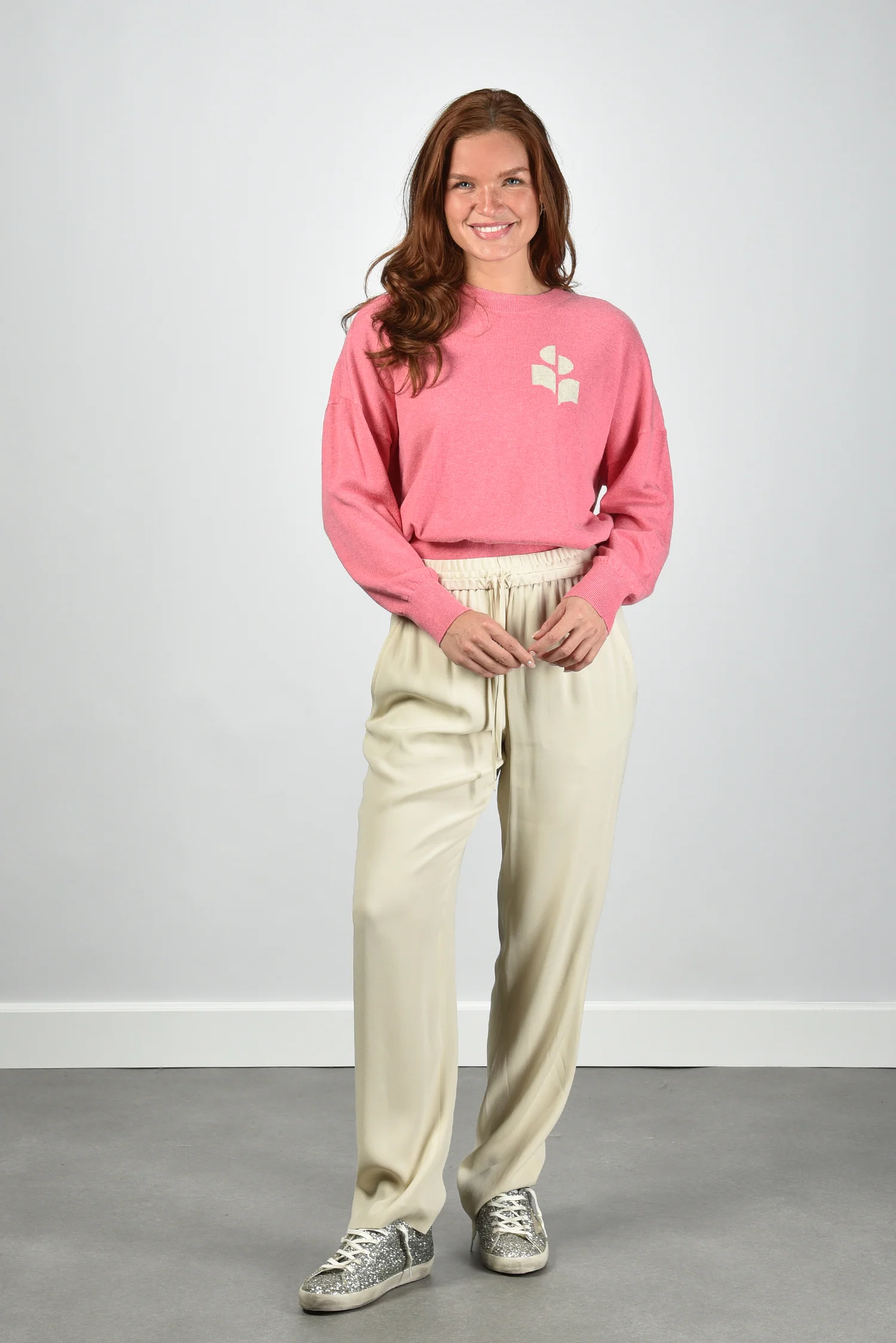 Marant Etoile trui Marisans PU0053FA-A1X05E bubblegum - Afbeelding 3