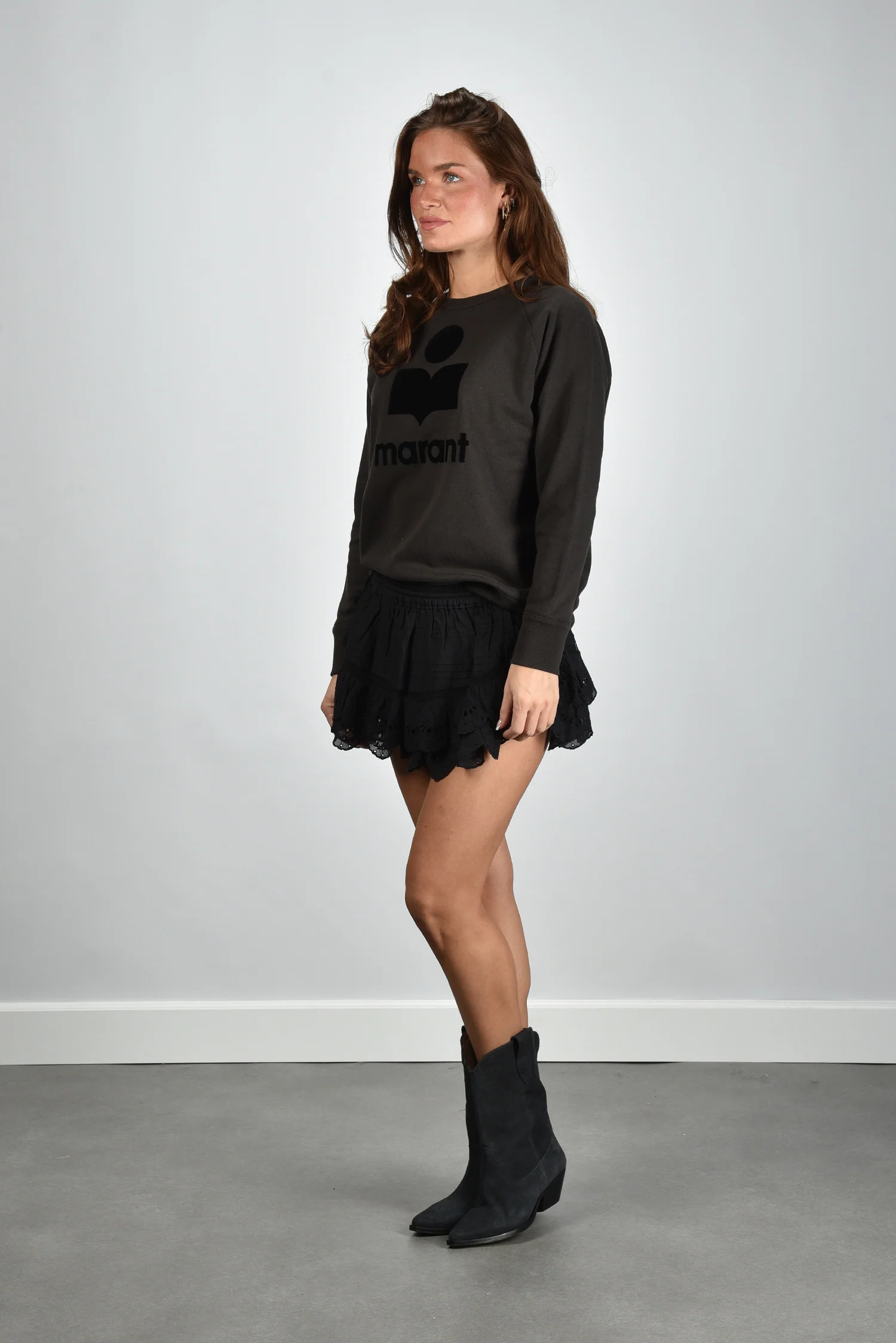 Marant Etoile trui Millyny SW0160FA-A1M07E faded black - Afbeelding 5