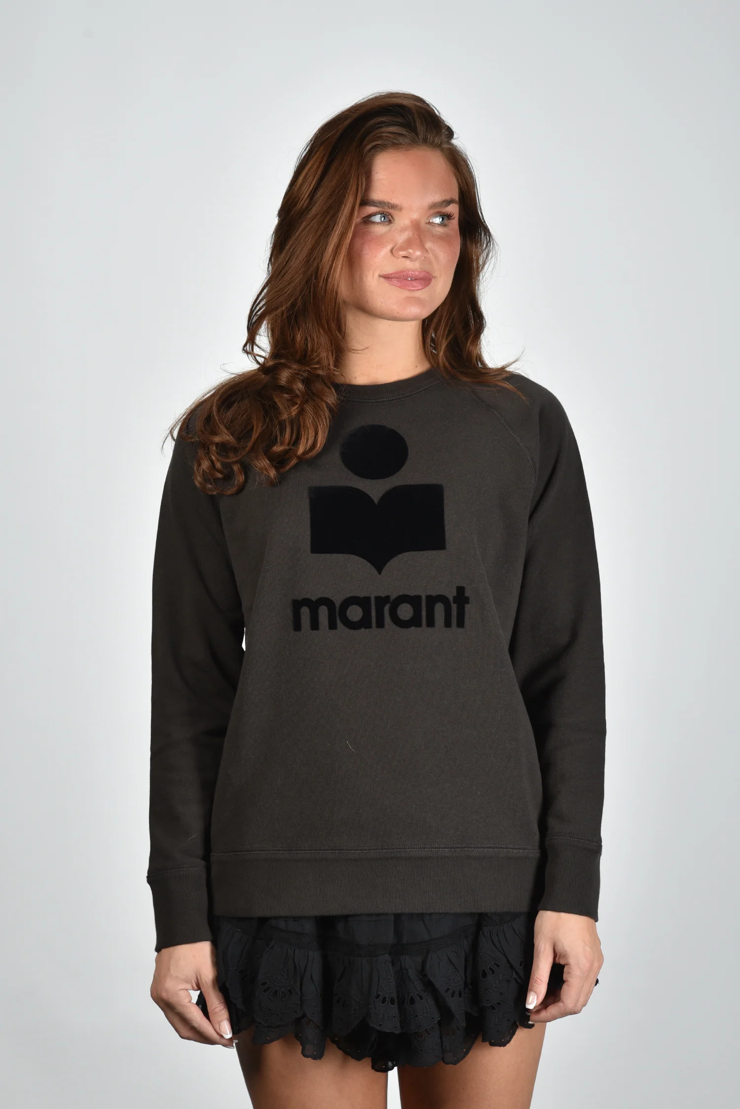 Marant Etoile trui Millyny SW0160FA-A1M07E faded black - Afbeelding 8