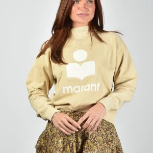 Marant Etoile trui Moby SW0003FA-D1M04E light ochre