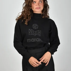 Marant Etoile trui Moby SW0003FA-C3M13E black