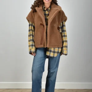 Max Mara gilet Newabavo 001 camel