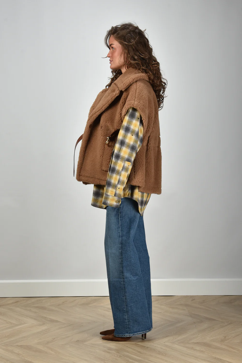 Max Mara gilet Newabavo 001 camel - Afbeelding 6