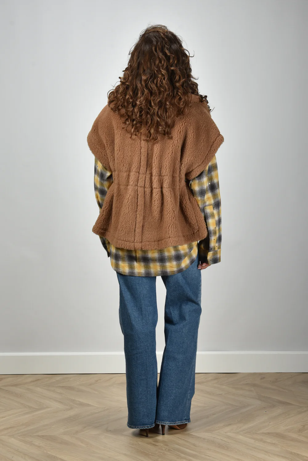 Max Mara gilet Newabavo 001 camel - Afbeelding 7