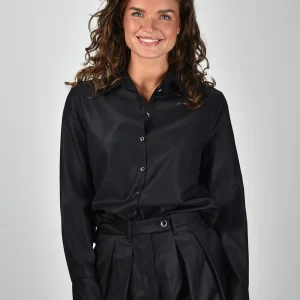 Nine In The Morning blouse Alaska 9FW25-ALK03 blu na