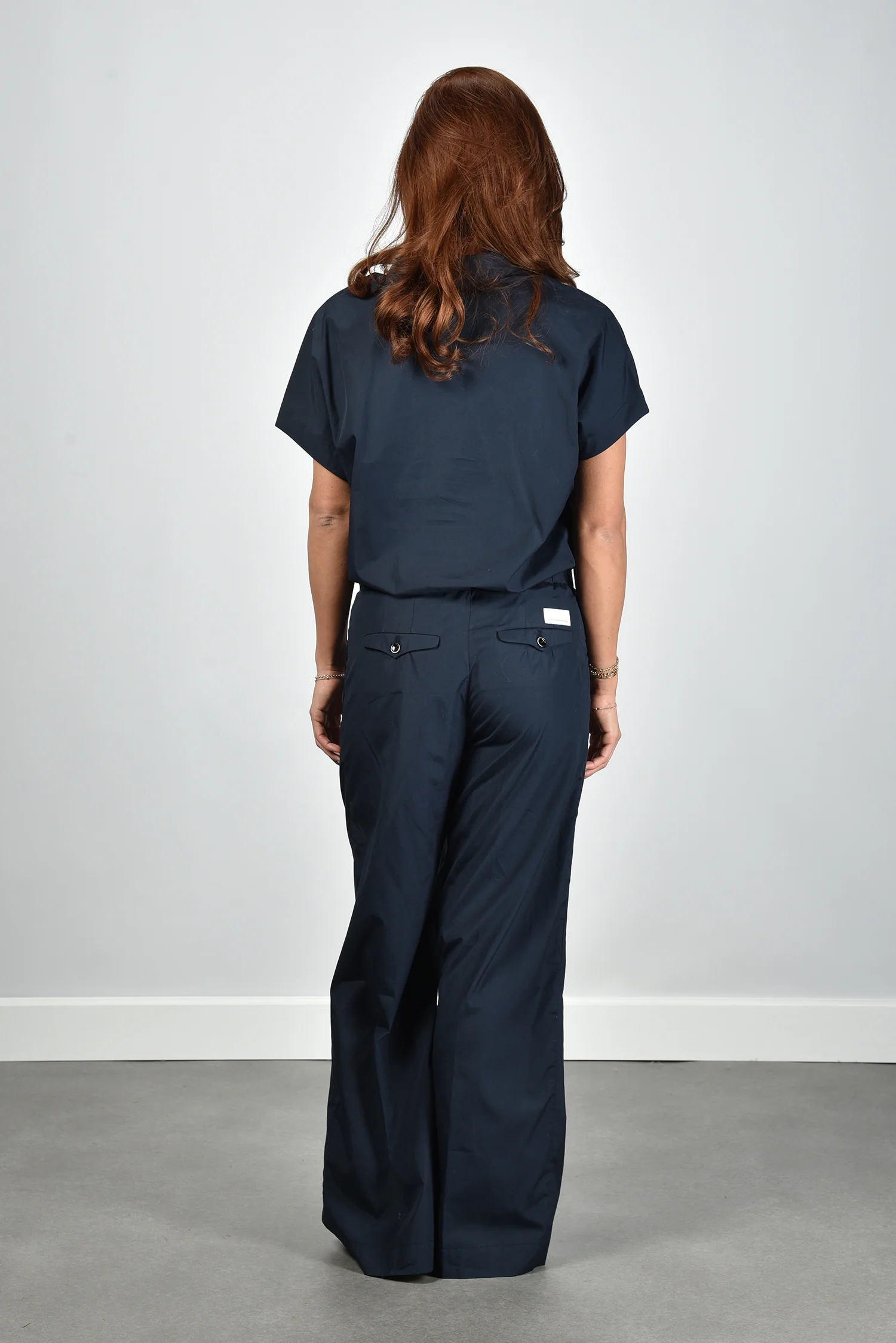 Nine In The Morning blouse Kilenia 9SS26-IL38NP navy - Afbeelding 9