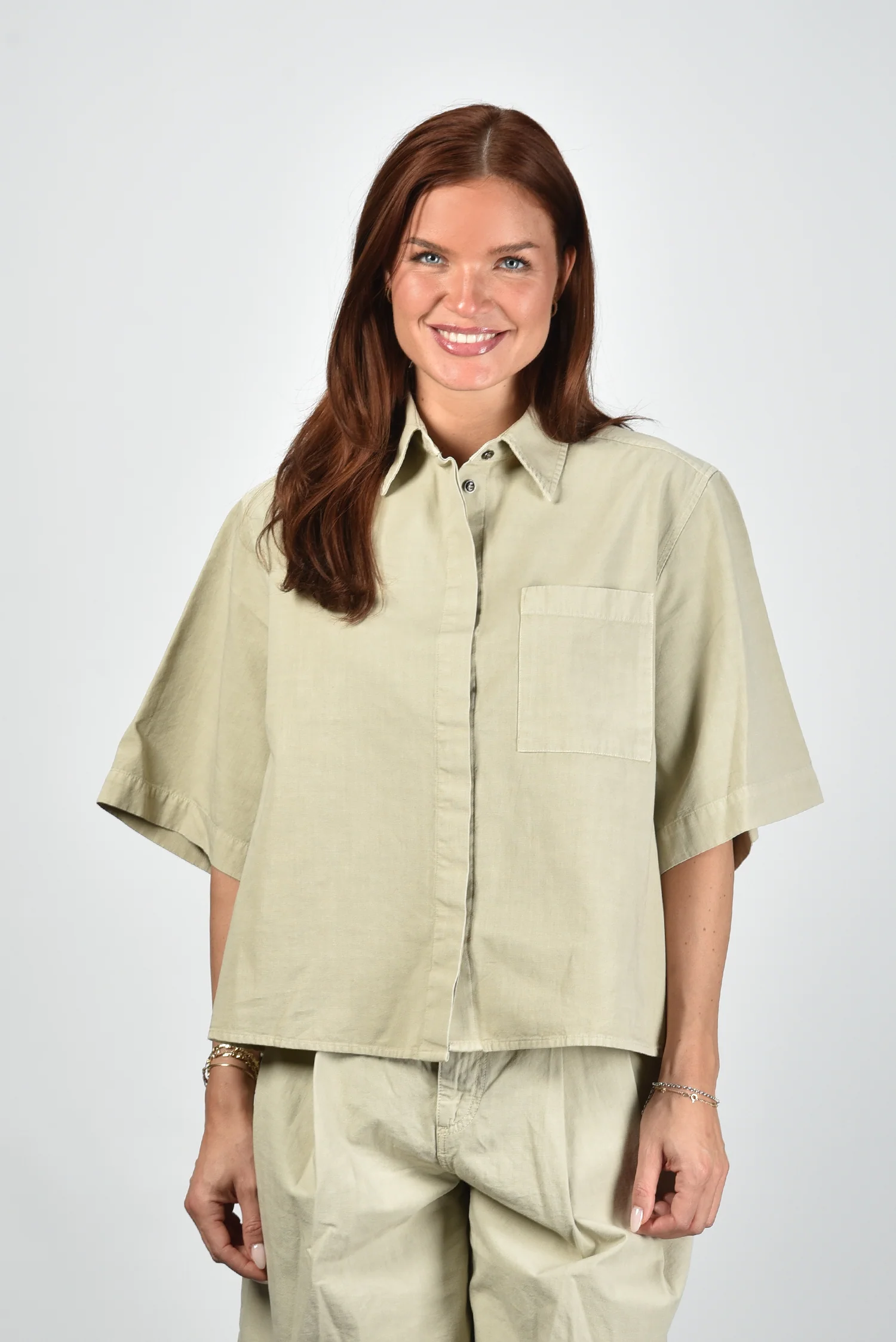 Nine In The Morning gilet Clio 9SS26-CIS06 beige