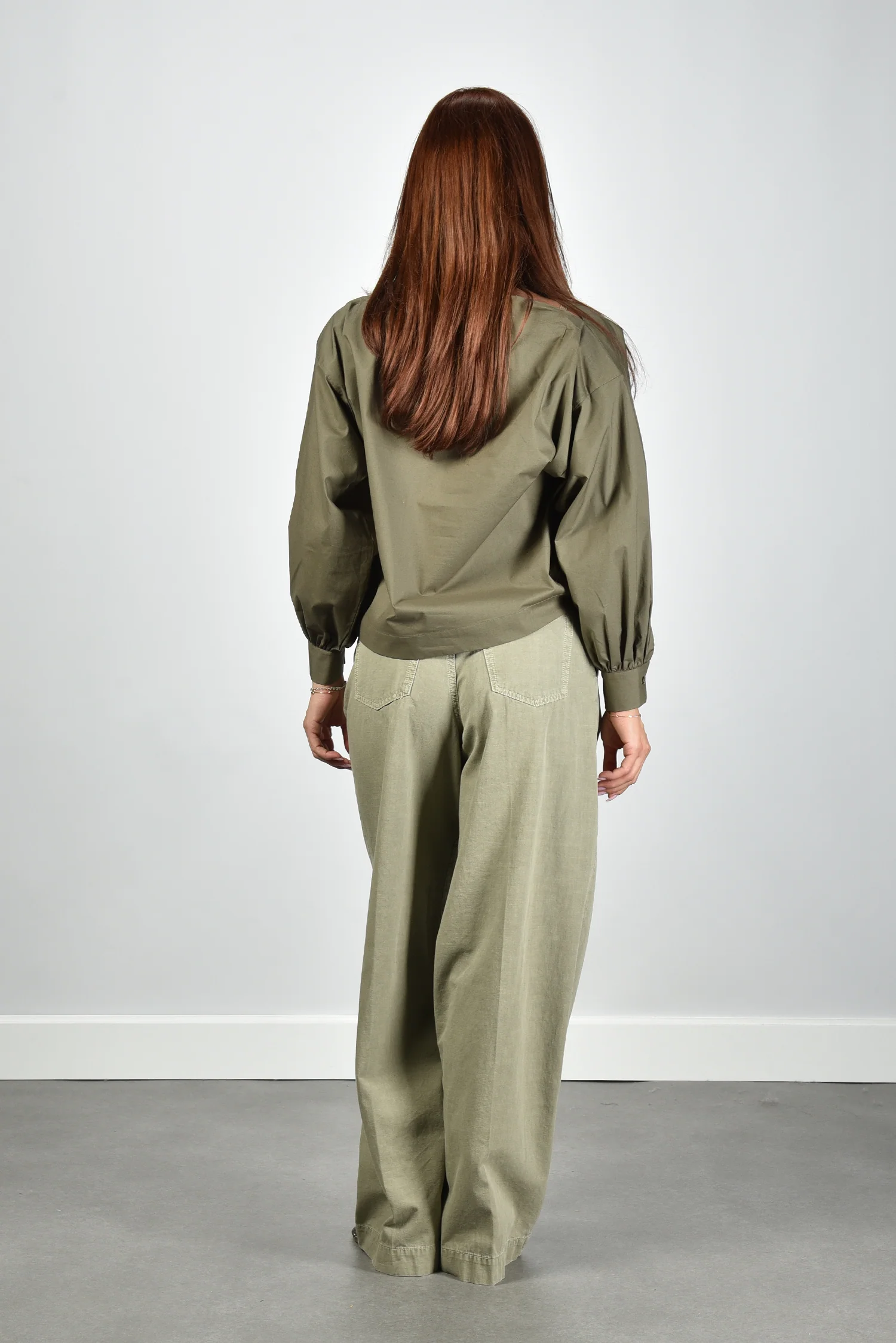 Nine In The Morning top Cuba 9SS26-CBA02 olive - Afbeelding 7