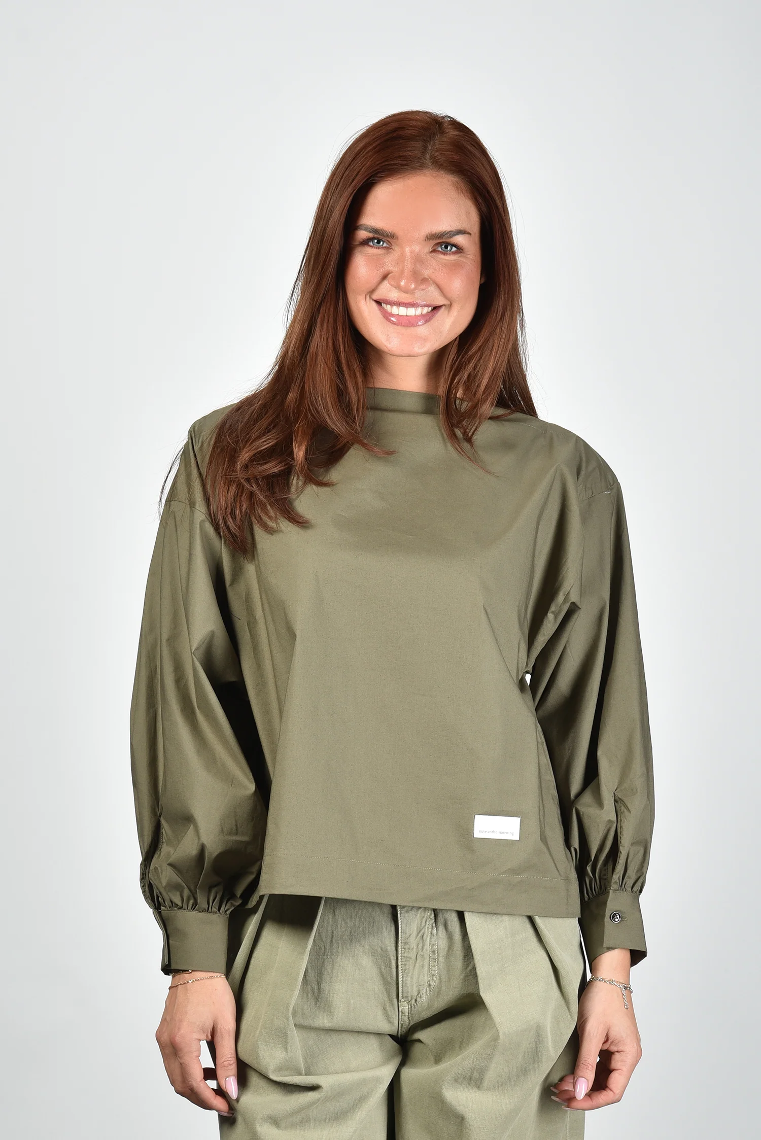 Nine In The Morning top Cuba 9SS26-CBA02 olive - Afbeelding 8