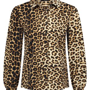 Lady Day – Travelstof Blouse Philly – Leopard Print