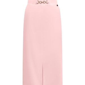 Triple Nine – Skirt with Split in Front – Powder Pink