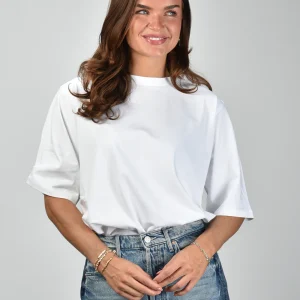 RÓHE t-shirt 415-20-096 optic white