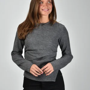 RÓHE top 417-20-190 dark grey melange