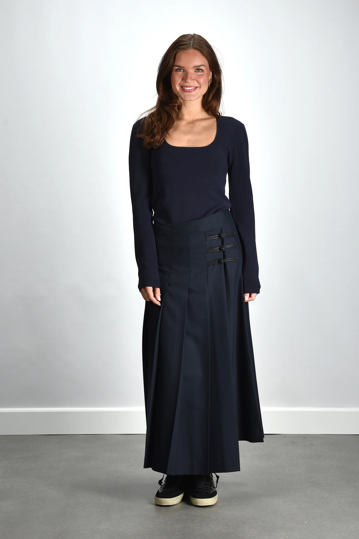 RÓHE top 418-20-211 navy - Afbeelding 3