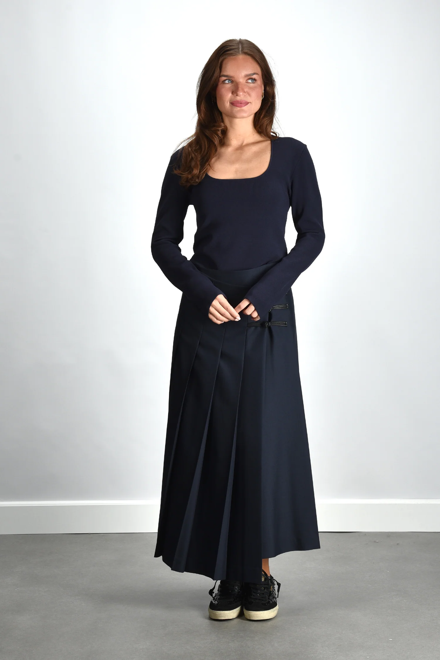 RÓHE top 418-20-211 navy - Afbeelding 4