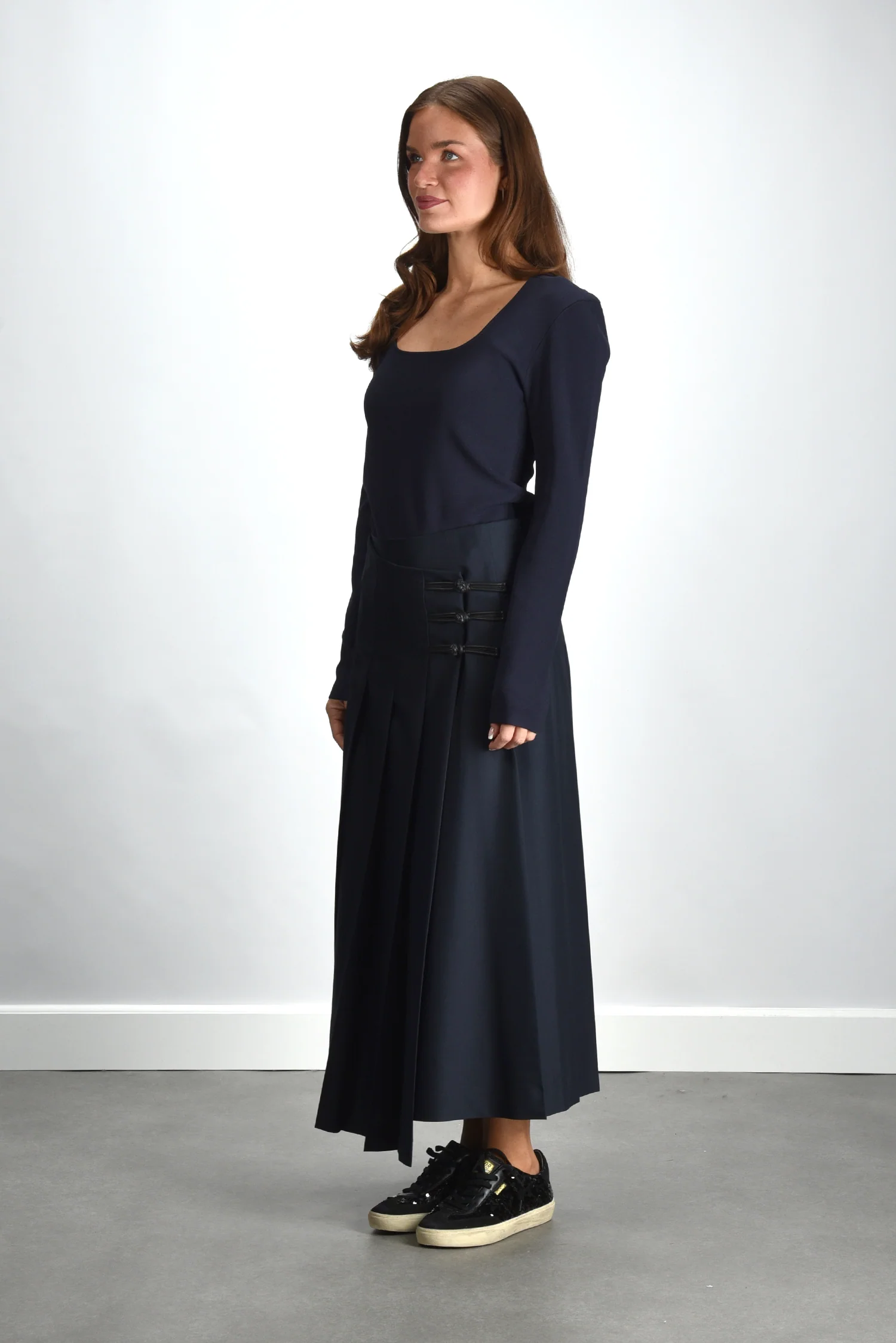 RÓHE top 418-20-211 navy - Afbeelding 5