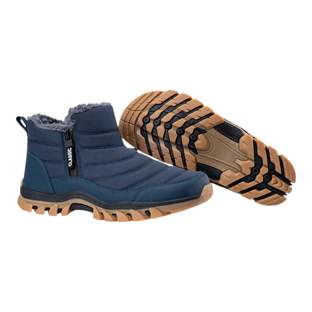 Arv Heren Snowboots met Rits – Waterdichte Schoenen met Fleece Voering - Afbeelding 5