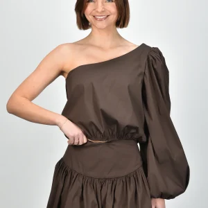 Sage & Ivy blouse Noor chocolate