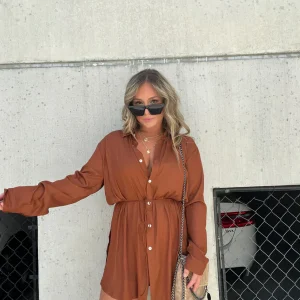 Evie™ Satijnen Luxe Allure Jumpsuit Jurk