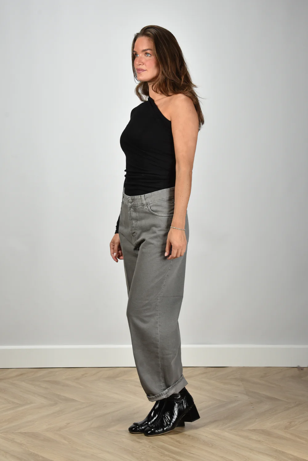 Sea Me Happy top Rocco One Sleeve Soft Touch black - Afbeelding 6