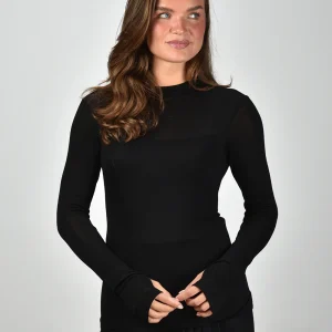 Sea Me Happy top Rowie Soft Touch black