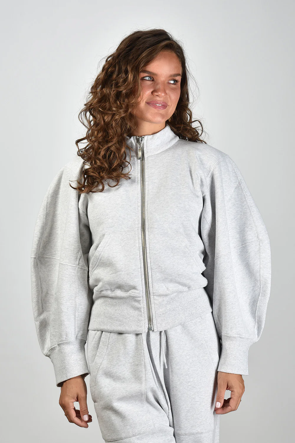 Sea Me Happy trui Cobra Zip grey melange - Afbeelding 8
