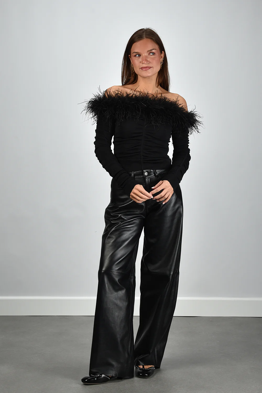 Self Portrait top RS26-011T-B black - Afbeelding 3