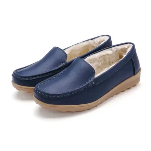 Sofie Leren Loafers Dames - Comfortabele Instappers met Voering