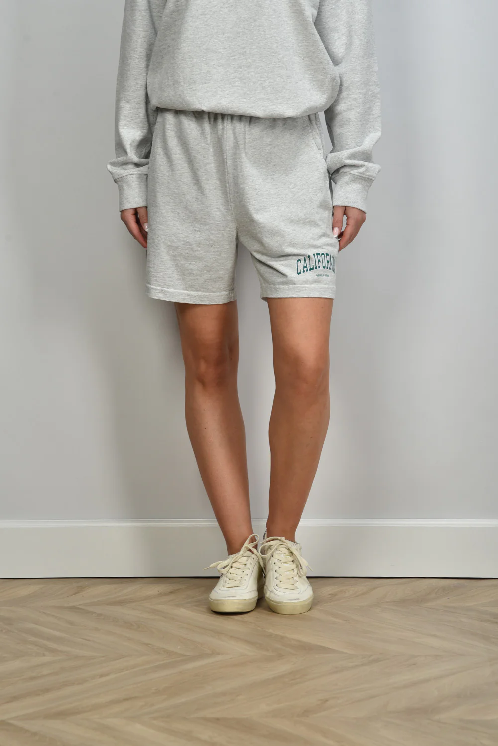 Sporty & Rich short California SH039622501GY03 heather gray - Afbeelding 3