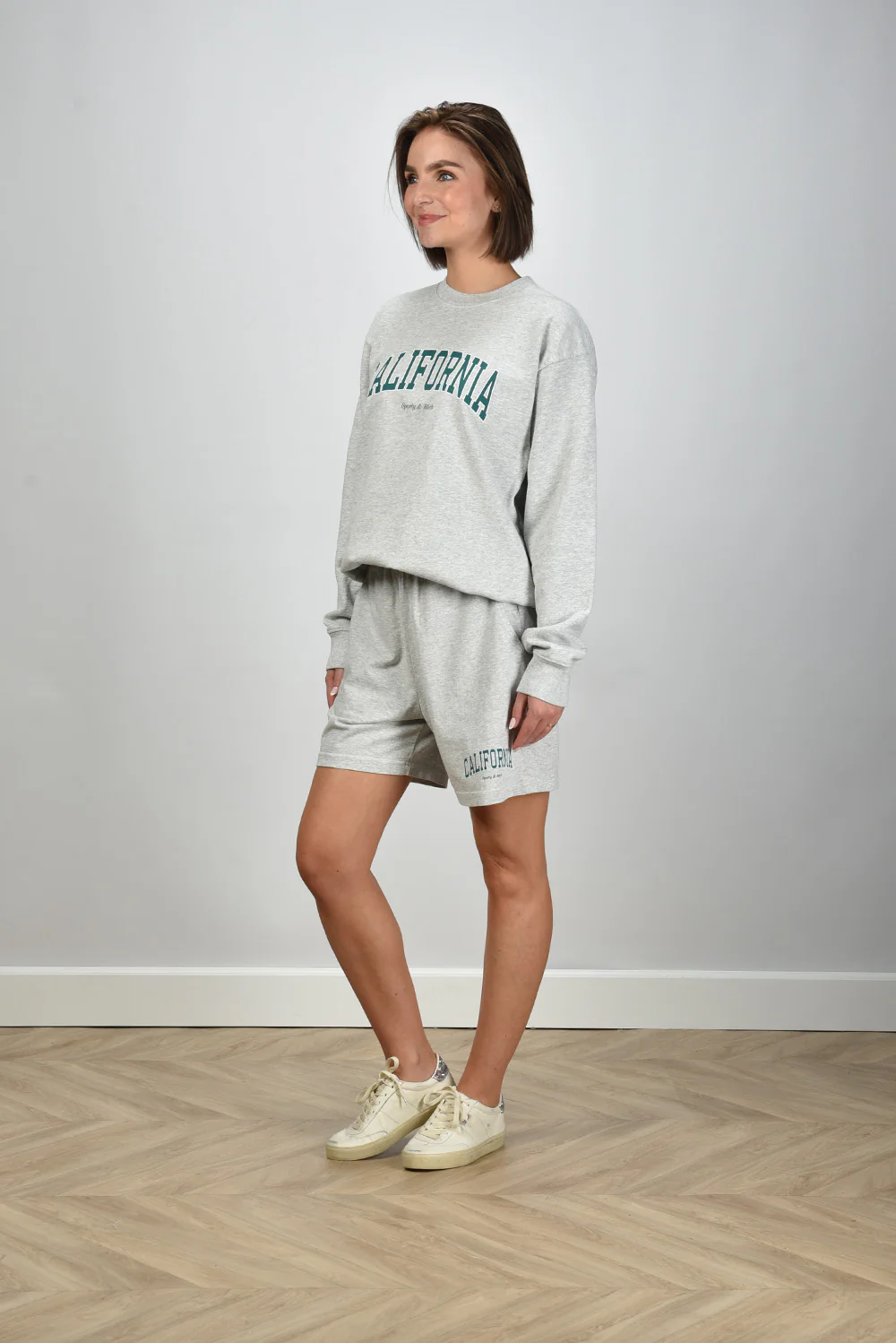 Sporty & Rich short California SH039622501GY03 heather gray - Afbeelding 6