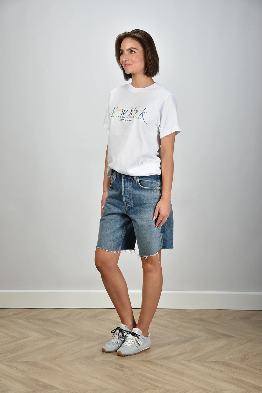 Sporty & Rich t-shirt NY 94 TO043622034WH57 white/ruby/alpine/paris blue - Afbeelding 5