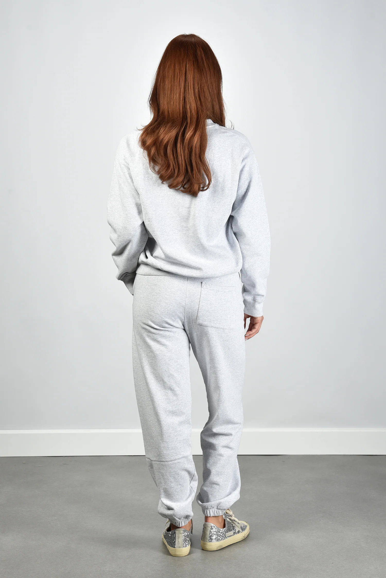 Sporty & Rich trui Heritage Yankees Serif ST071610300GY03 heather gray - Afbeelding 7