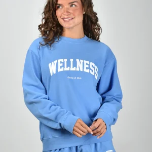 Sporty & Rich trui Wellness Ivy ST071621001BL102 flax blue