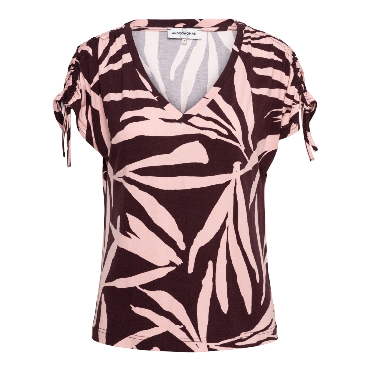 &Co Woman – Viana Leaf – Aubergine