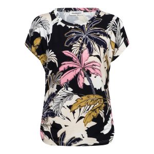 &Co Woman – Vineeta Palm – Black multi