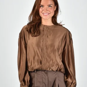 The Latest blouse Diana TLW04007T0161ABTP chocolate