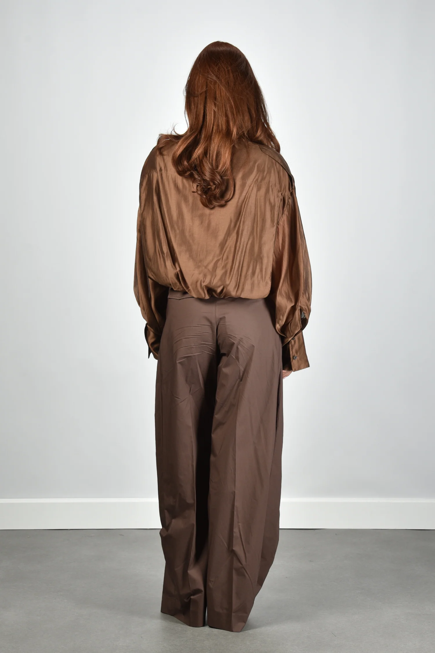 The Latest blouse Diana TLW04007T0161ABTP chocolate - Afbeelding 7