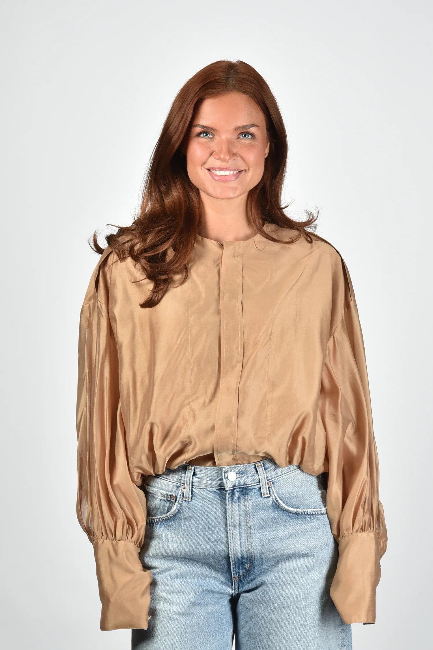 The Latest blouse Diana TLW04007T0161ABTP nude - Afbeelding 2