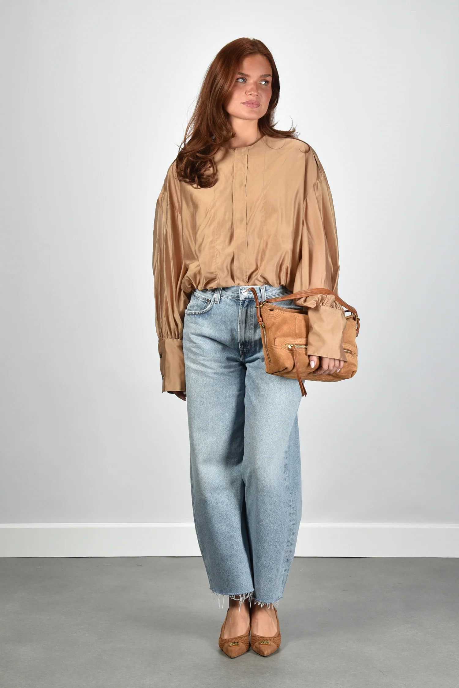 The Latest blouse Diana TLW04007T0161ABTP nude - Afbeelding 3