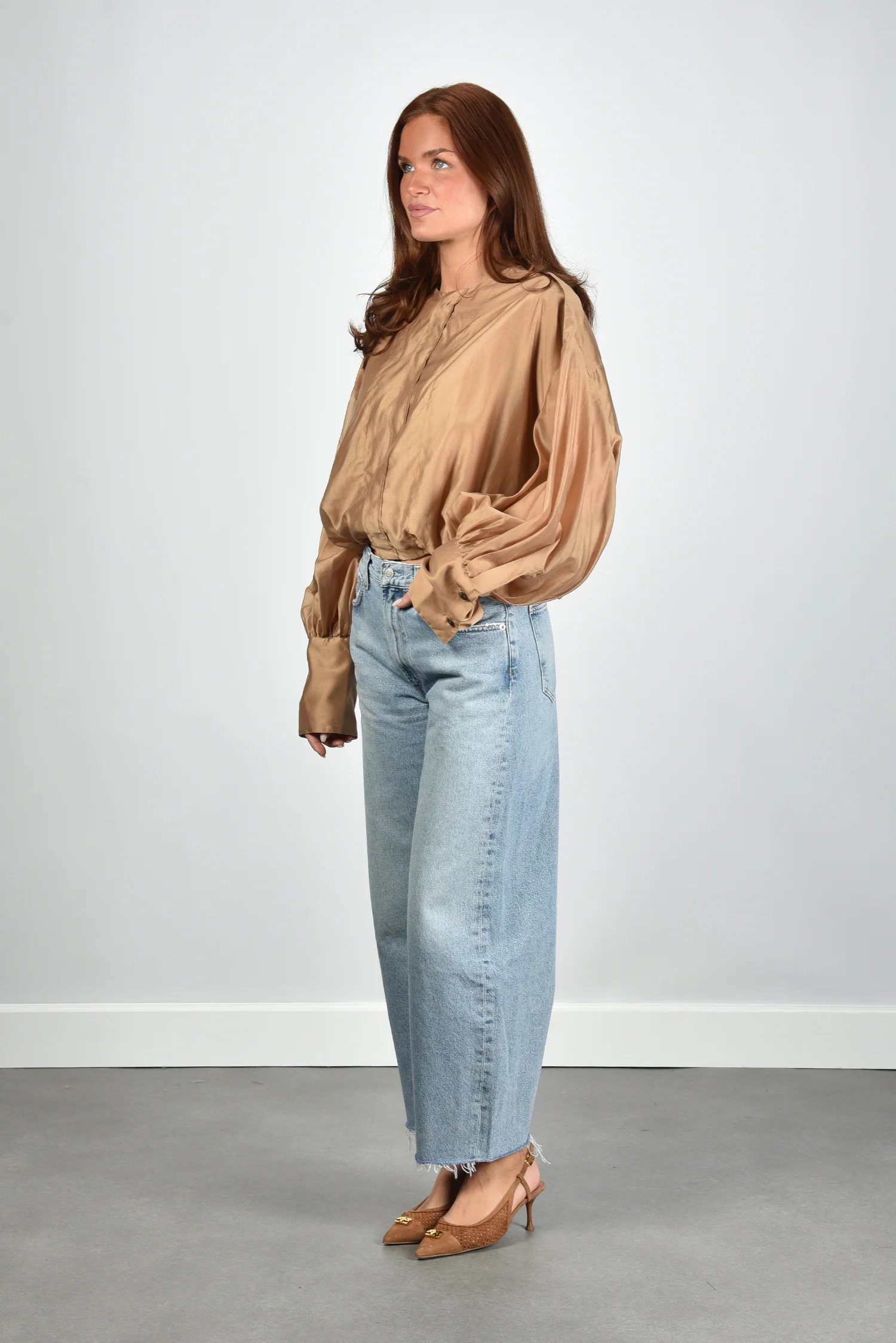 The Latest blouse Diana TLW04007T0161ABTP nude - Afbeelding 7