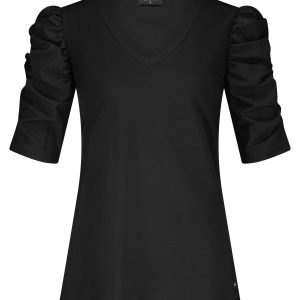 Lady Day – Tigger Travelstof Top – Black