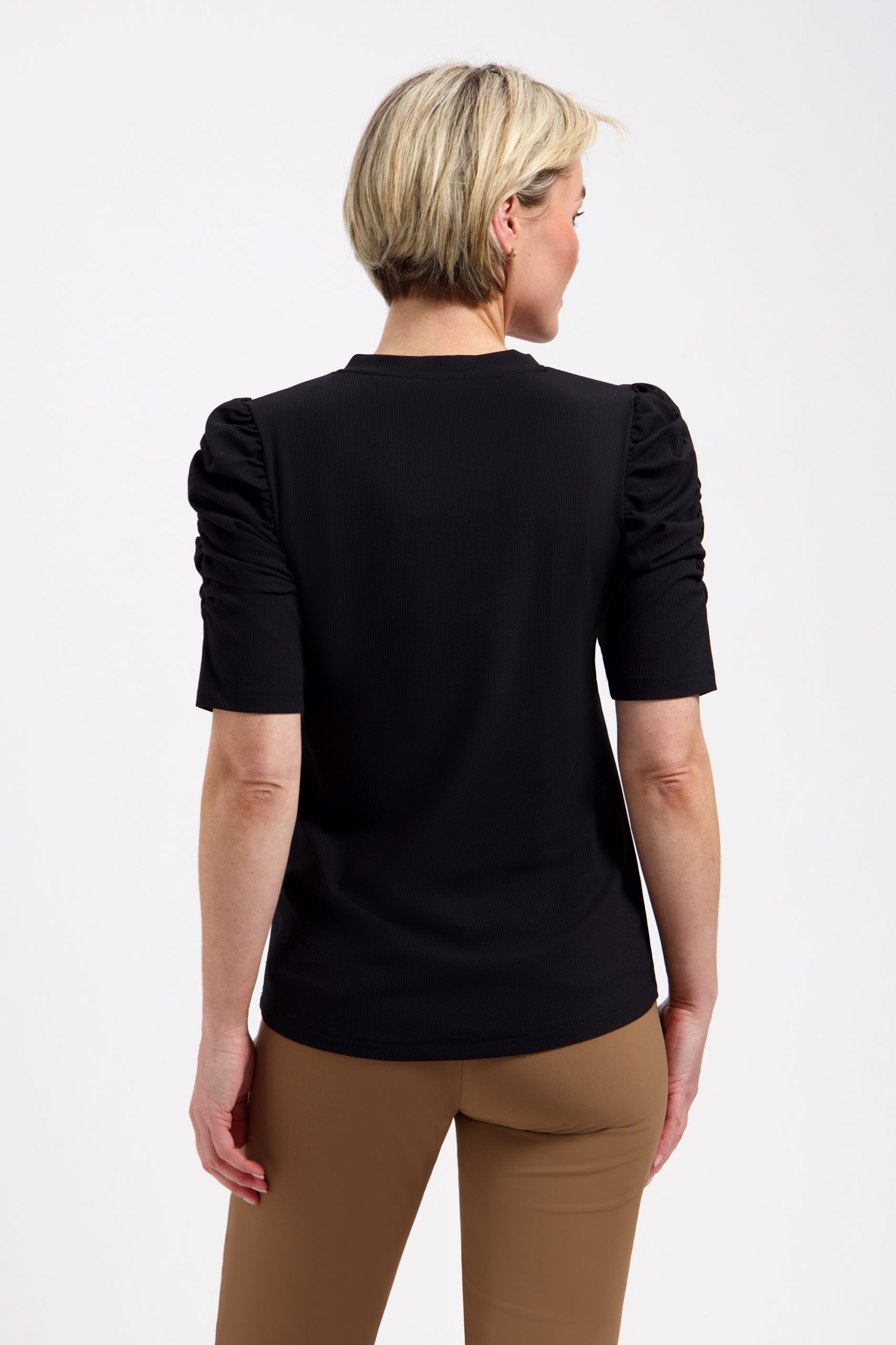 Lady Day – Tigger Travelstof Top – Black - Afbeelding 4