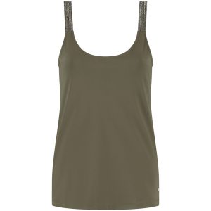 Lady Day – Tuesday Travelstof Top – Dark Olive
