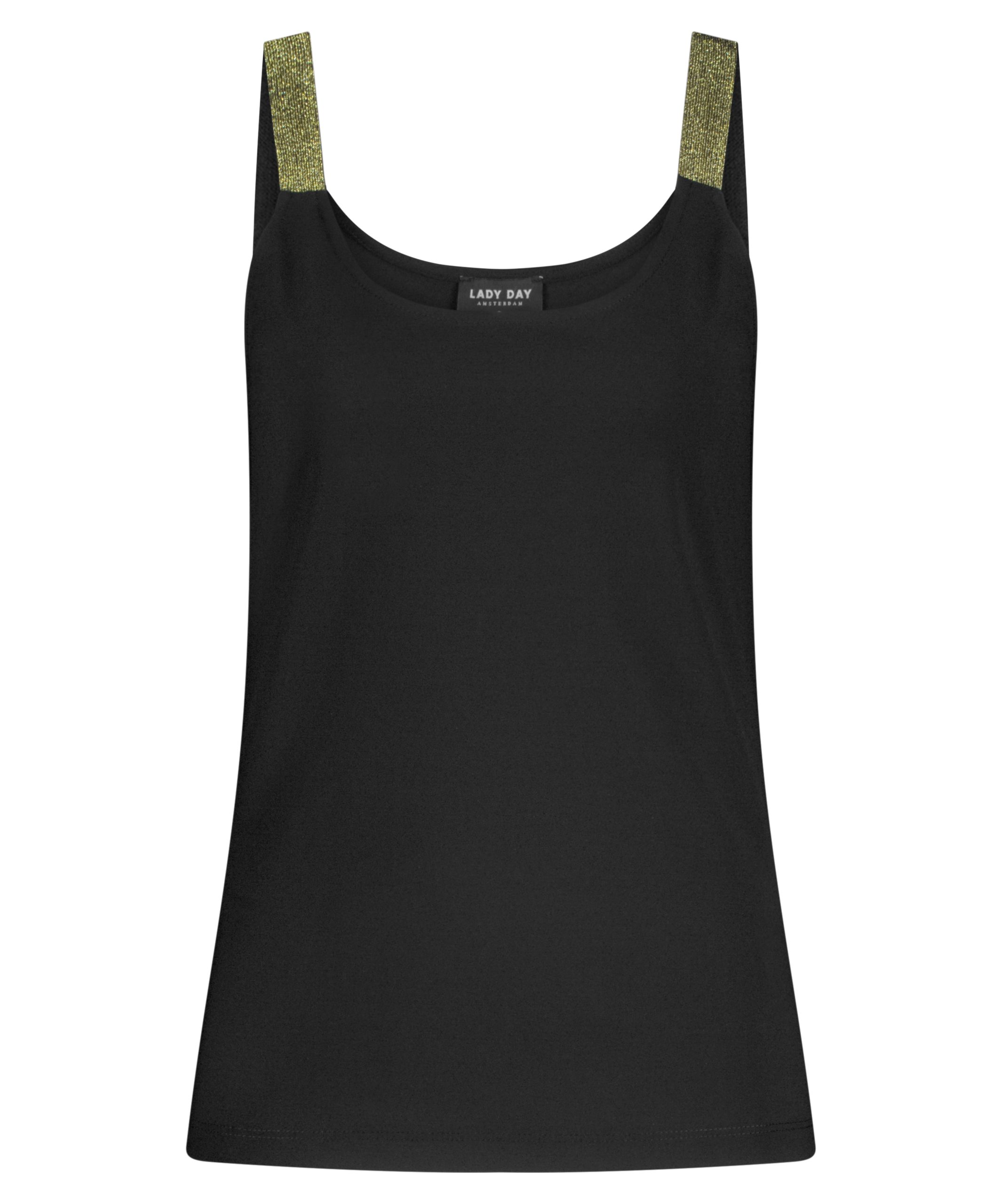 Lady Day – Tuesday Travelstof Top – Black