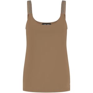 Lady Day – Tuesday Travelstof Top – Mocha
