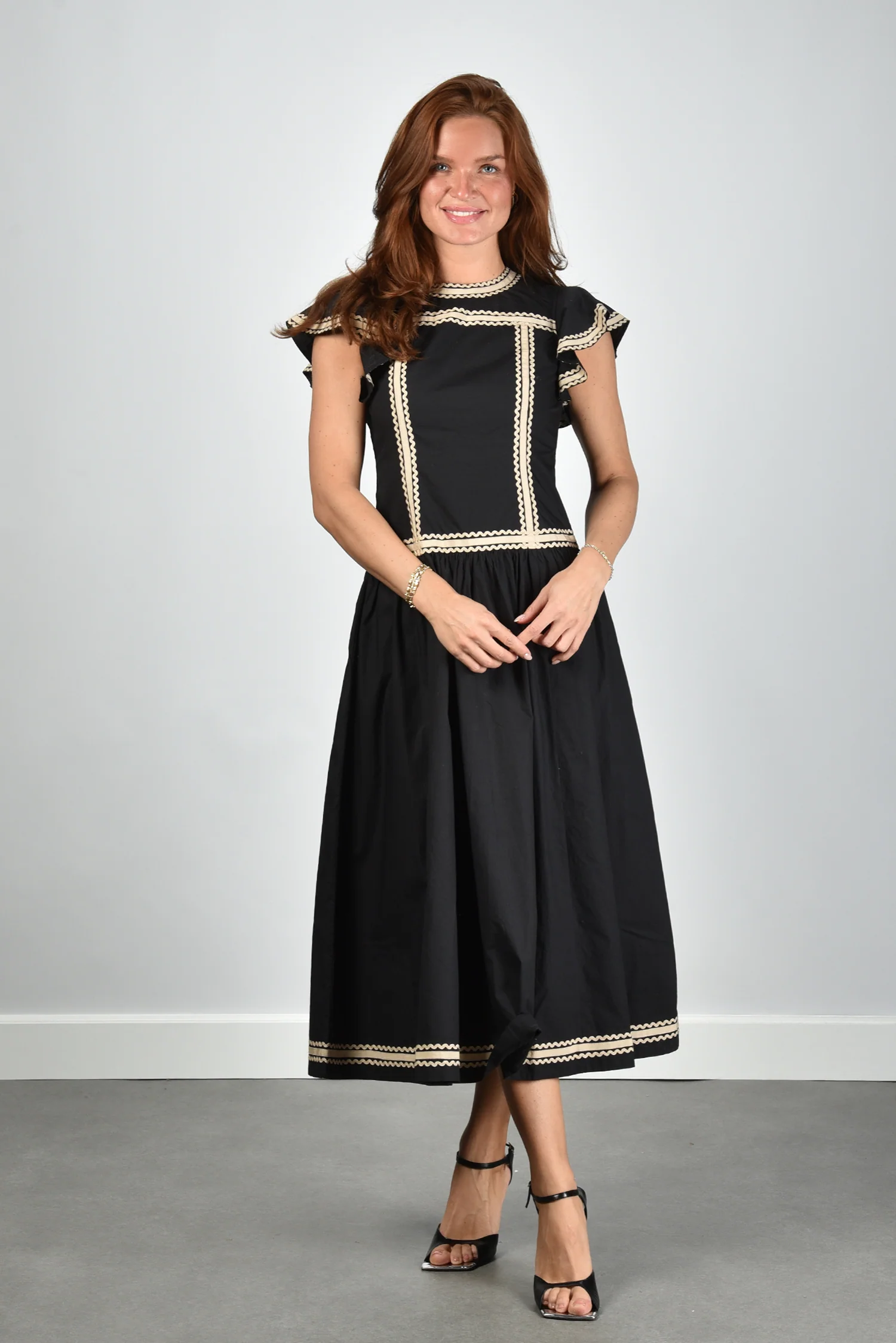 Ulla Johnson jurk PS260108 noir - Afbeelding 2