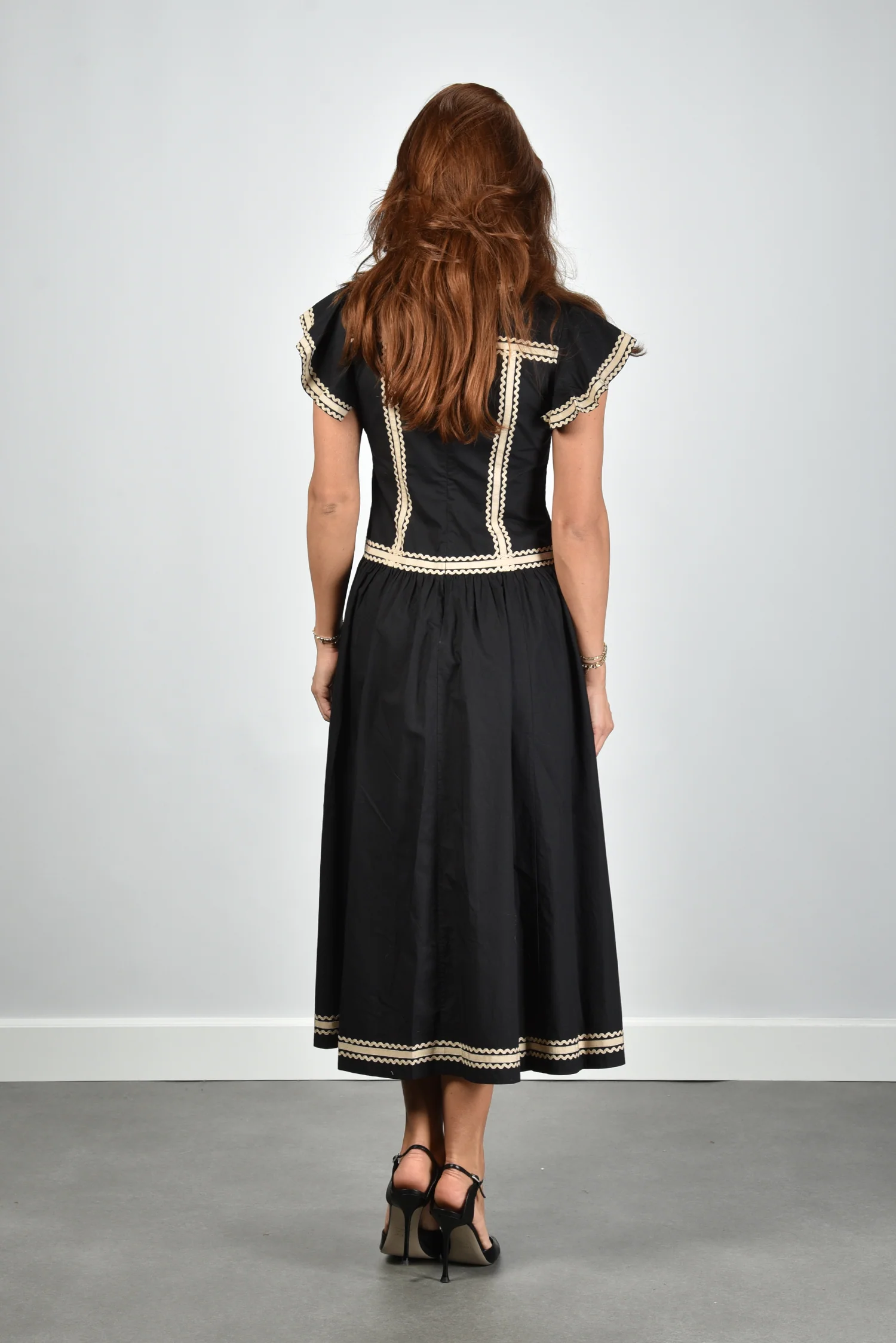 Ulla Johnson jurk PS260108 noir - Afbeelding 7