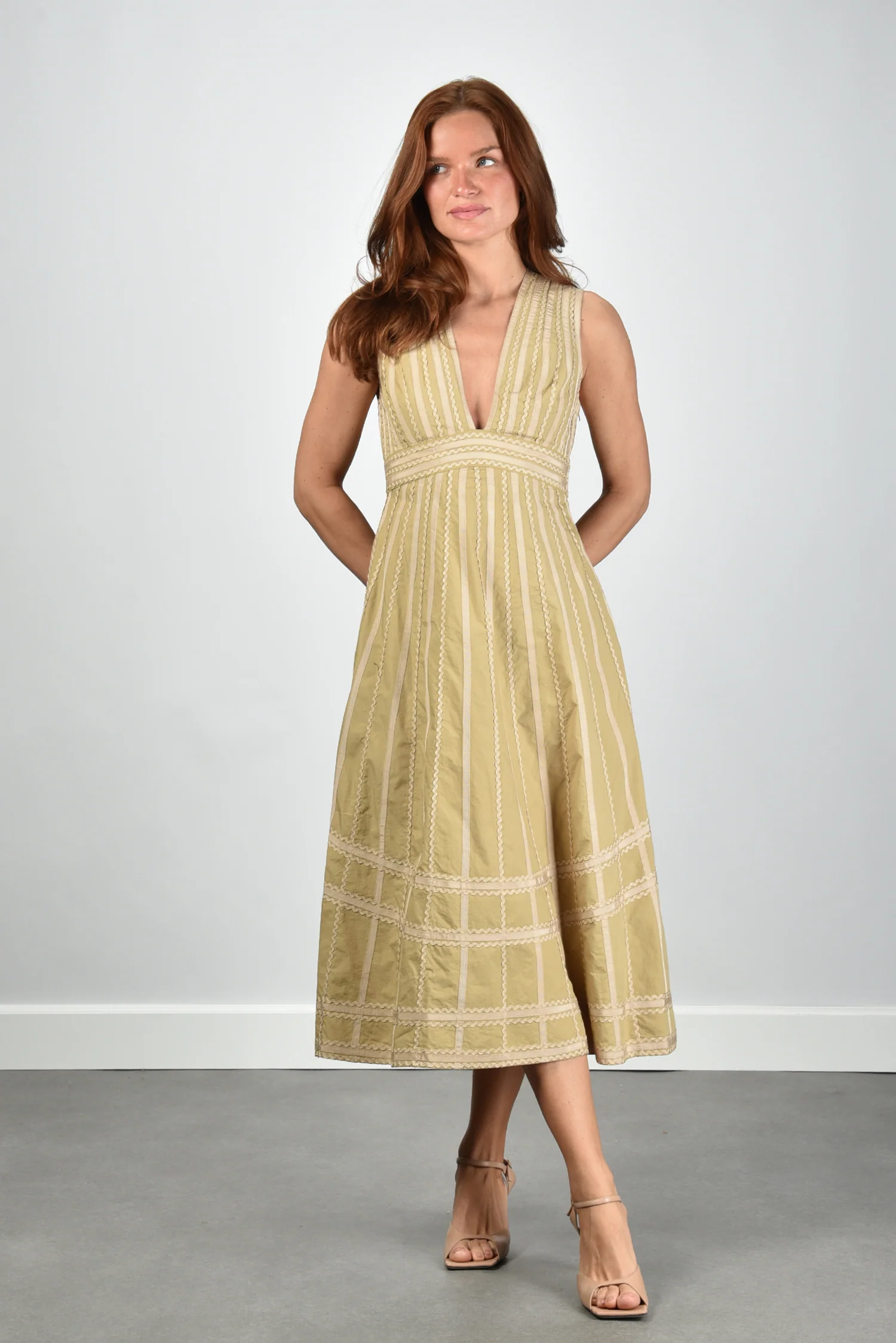 Ulla Johnson jurk PS260116 sand - Afbeelding 2